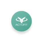 actofit health android application logo